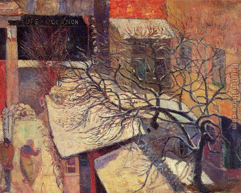 Paris in the Snow painting - Paul Gauguin Paris in the Snow art painting